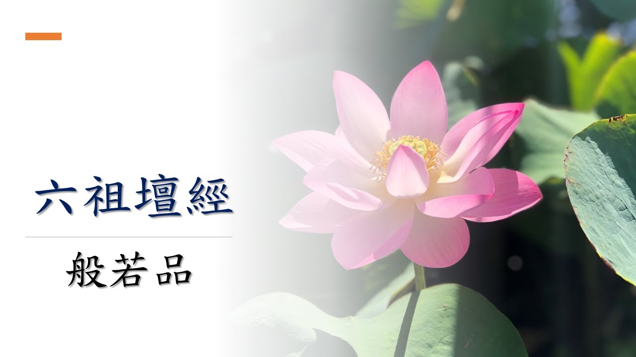 *【六祖壇經】【般若品】仙德行德班 林惠淑講師  20220731