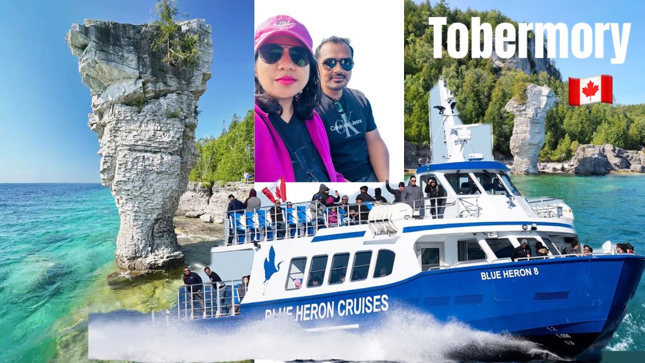 Tobermory Blue Heron cruises 🚢 Flowerpot Island 🏝️