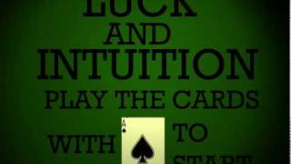 "Poker Face", read by Christopher Walken (Time-Based Typography)