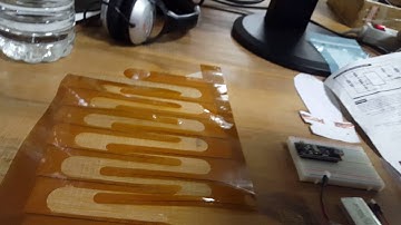 LED capacitive sensor and Nitinol how to work