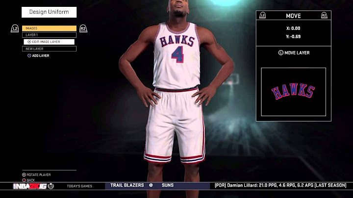 How to create the St. Louis Hawks NBA 2K16