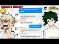 'Who knows Deku Best' - BNHA/MHA group chat (texting story)