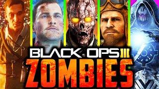 ALL BO3 ZOMBIES EASTER EGGS!! [SPEEDRUN!!].. PB TODAY! (Call of Duty: Black Ops 3 Zombies)