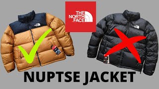 HOW TO SPOT A FAKE NORTH FACE NUPTSE JACKET REAL vs FAKE