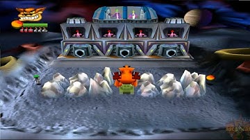 Crash Bash HD 200% Mundo 3 - Gemas y Cristales - Jefe Komodo Moe y Joe