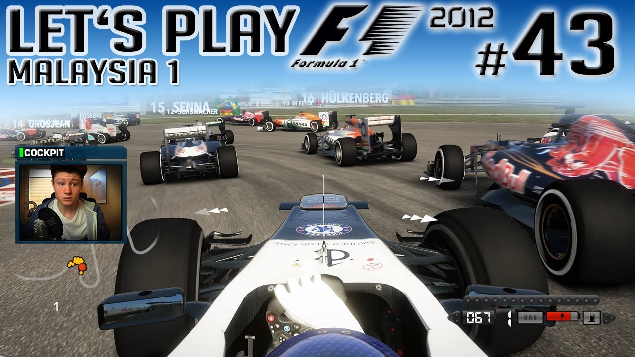 Let's Play F1 2012 CO-OP mit Dner #43 | GÄNSEHAUT PUR in den ersten Runden! | Malaysia Teil 1