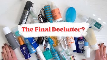 Declutter travel minis for Project Pan w/ me