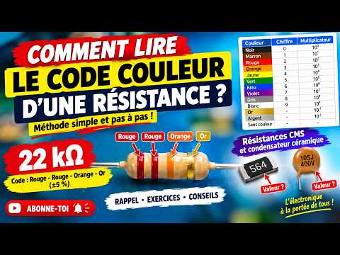 Comment Lire le Code Couleur d’une Résistance ? 🔴🟠 | Résistances 22 kΩ & Composants CMS