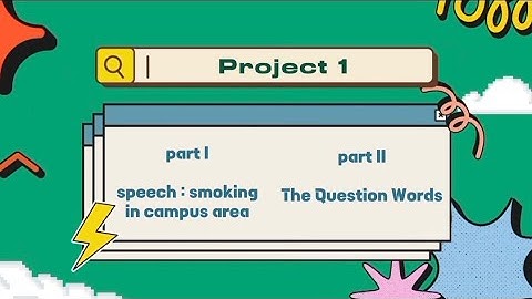 TUGAS KULIAH PERTEMUAN KE-7 BAHASA INGGRIS DASAR PROJECT 1 | UNIVERSITAS BINA SARANA INFORMATIKA 