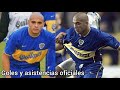 Todos los goles y asistencias de omar prez en boca  oficiales