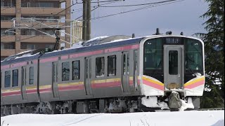 E129系B21編成【4K】信越本線上り436M長岡行