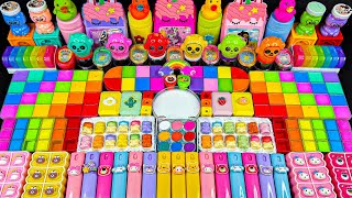 🌈 مزج السلايم المريح ASMR 🌈🦄 يونيكورن قوس قزح ماي ليتل بوني ضد السلايم اللامع | مزج عشوائي للسلايم