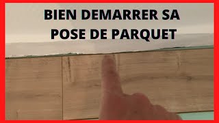 Comment bien démarrer la pose de son parquet , sol stratifié contre un mur tordu (rénovation ancien)