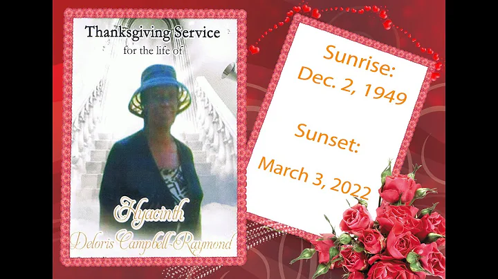 Hyacinth Deloris Campbell-Raymond Funeral Service ...