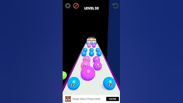 Ball Run 2048 - Gameplay Walkthrough Level 32 (iOS, Android) #Shorts #gameplay #viral