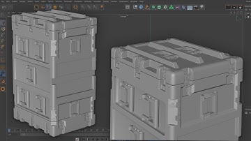 Hard/Rack Case | Modeling With Boole/Bevel Deformer | Cinema 4D Modeling Tutorial