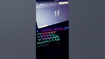 MS Word Trick | #asmr #computer #windows #keyboard #tricks #msword #trending #tech #productivity