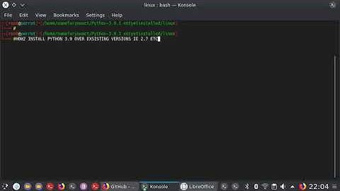 How to install python 3.9 over exsisting python 2 in Debian Linux