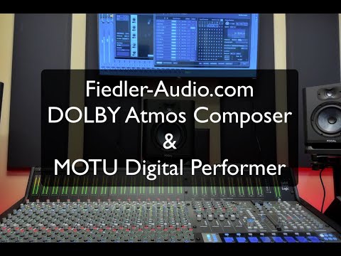 MOTU Digital Performer and Fiedler Dolby Atmos Composer - an overview