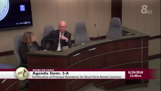 City of Boulder City Council Special Meeting 08-29-18