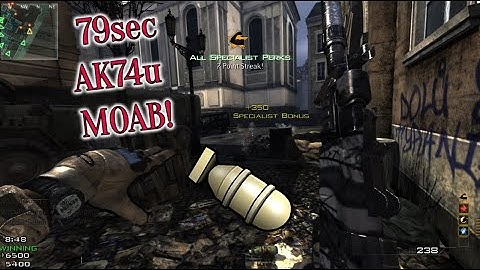 Pluto MW3: Solo 79 Second AK74u Moab on Lockdown