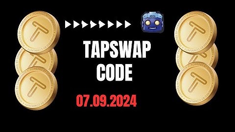 TapSwap Code 07.09.2024