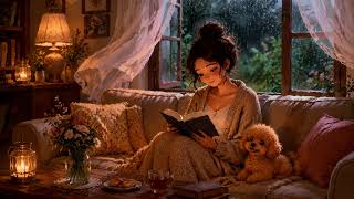 Rainy Evening & Soft Jazz ☔📖 | Cozy Reading Ambience with Poodle screenshot 5