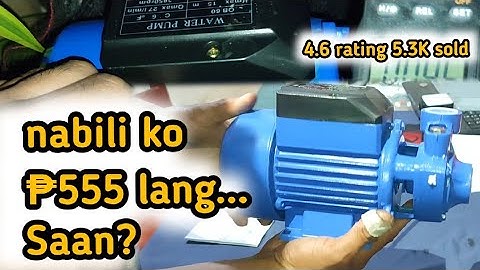 Budget-Friendly at pinaka MURA na Water Pump sa Shopee: Ako