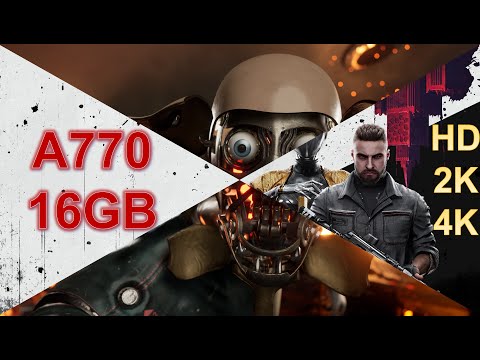 Intel Arc A770 16GB | Atomic Heart Low to Atomic Settings at 1080, 1440p, and 4K.