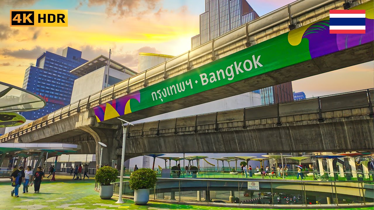 SIAM Bangkok Walking Tour 2025 | Discover Downtown of Bangkok Thailand | 4K HDR 🇹🇭