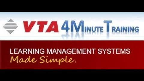 Managing Training Areas and Subjects in the VTA Catalog