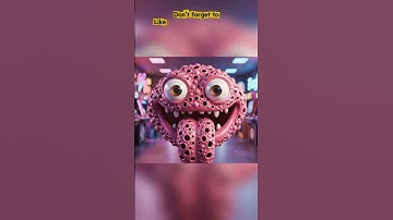 Oddly Satisfying Pink Trypophobic Monster Loop 💖 #oddlysatisfying #animation #funny #crunchynoises