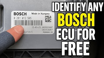 How to Identify Any Bosch ECU for Free (Quick Method)