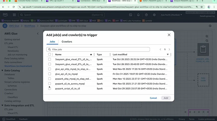 17. AWS Glue Batch - Glue Workflow ETL Job Orchestration