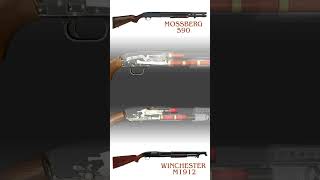 Mossberg 590 Vs Winchester M1912 Pump-Action Shotgun Icons