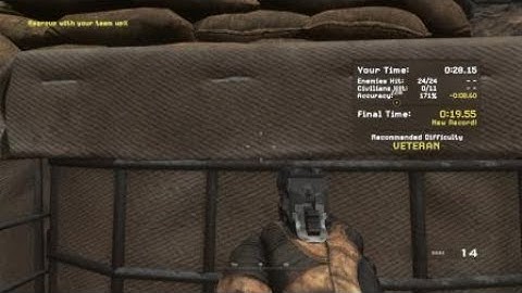 Call of Duty®: Modern Warfare® 2 Campaign Remastered S.S.D.D training. Less than 19.7 seconds.