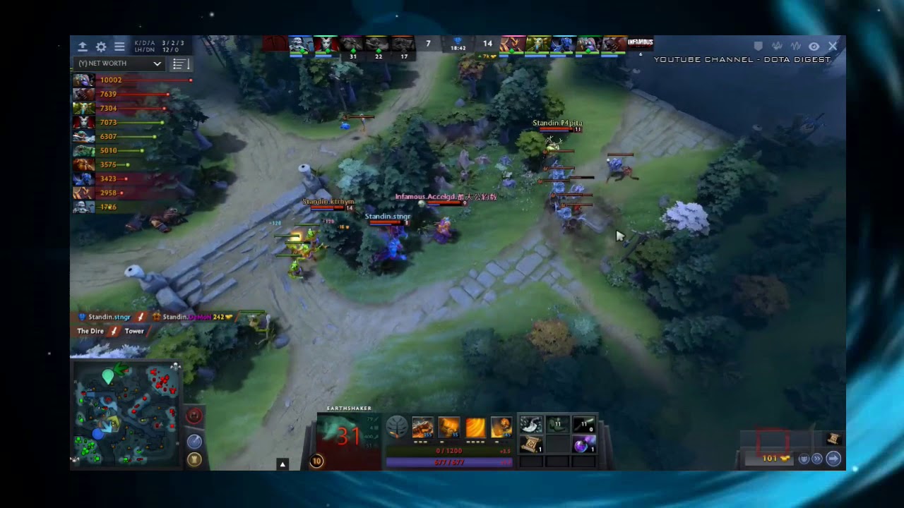 [KGG] Dire vs Infamous   PPD's team Debut! King's Cup 2017 Highlights Dota 2 Part 5