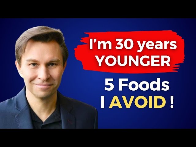 I AVOID 5 FOODS & my body is 30 YEARS YOUNGER! Harvard Genetics Professor David Sinclair class=