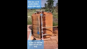 Mô hình xử lý nước giếng khoan nhiễm sắt, phèn hiệu quả / lọc nước thiên hà #hệthốnglọc #cáchlọcnước