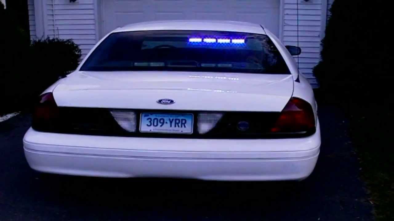 Crown Victoria P71 w/ emergency LED lights by YouTube