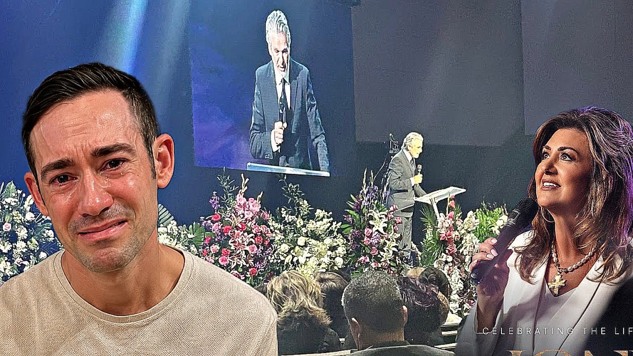 Joni Lamb Funeral DRAMA, Jonathan Seen Observing the Service from the Back  Row, No Public Inclusion