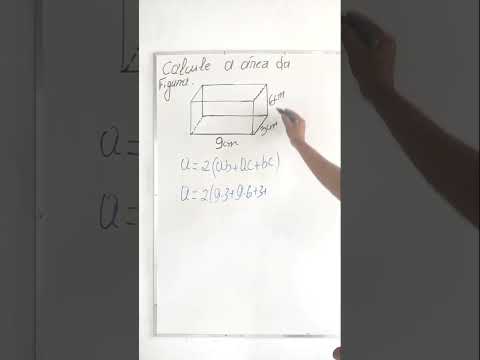 Área de um Paralelepípedo em 1 minuto