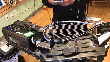 Time Lapse: How to String a Tecnifibre Carboflex 135S Squash Racquet