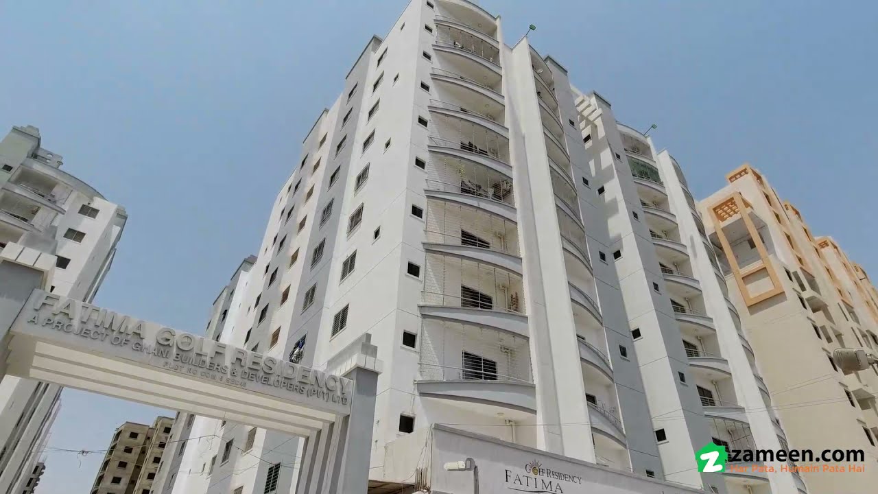 244 SQYD FLAT FOR SALE IN FATIMA GOLF RESIDENCY GULISTANEJAUHAR