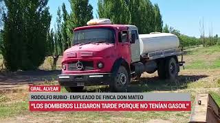 INCENDIO EN UN GALPÓN DE CALLE 13: IMPORTANTES PÉRDIDAS