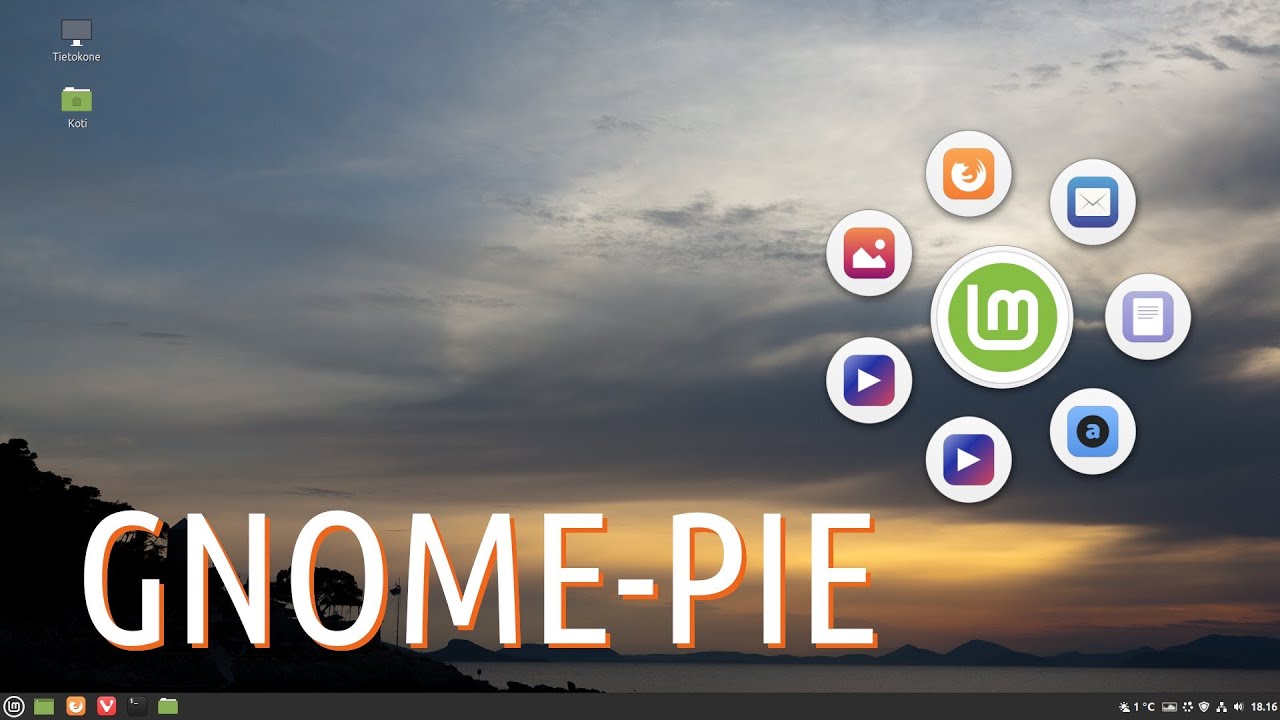 Gnome-Pie Linux Mint - YouTube