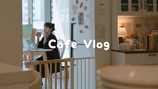 CAFE VLOG 👩🏻 A relexing cafe vlog to sleep | Coffee shop noise | ASMR by BARISTAJOY바리스타조이 18,284 views 9 months ago 9 minutes, 59 seconds