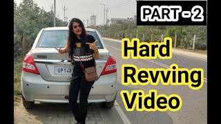 Barefoot #hard Revving pedal view #indiangirl #Revving #Part - 2