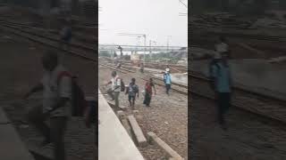 ARAKKONAM RAILWAY PLATFORM WORK PROGRESS VERY SLOWLY-PAST ONE YEAR