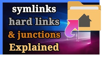 Symbolic links, hard links, and junction points explained (Windows)